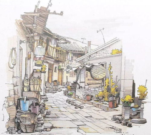 墨線之間 夏克梁風(fēng)景建筑鋼筆畫的工藝美術(shù)設(shè)計(jì)之道